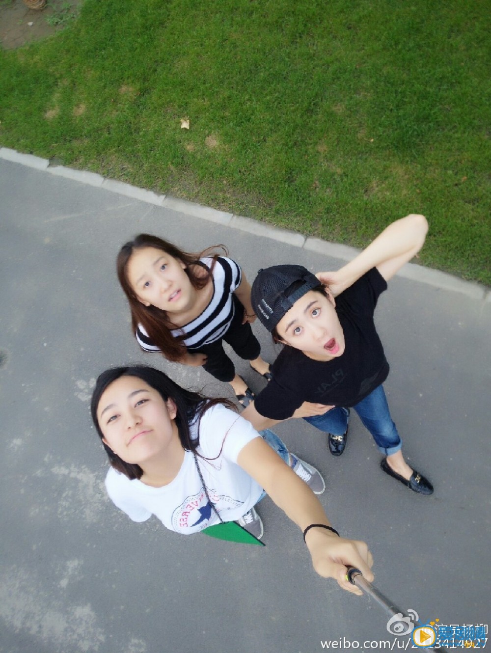 杨柳和朋友合影照 杨柳高清写真_杨柳高清剧照