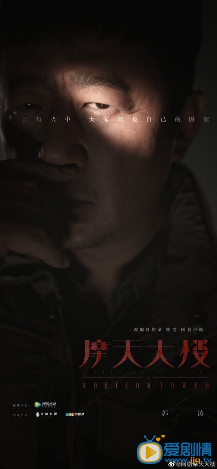 摩天大楼人物海报